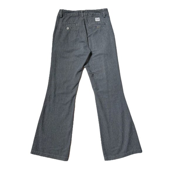 90s vintage midrise flare jeans grey pants Silver Jeans Co Grunge Casual Retro. - Picture 2 of 6